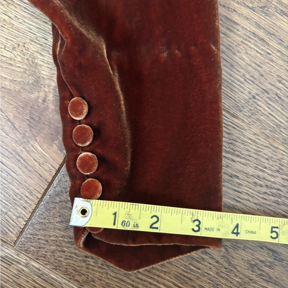 Velvet Button-Up romantic, Victorian, goth cropped cardigan Medium - Picture 4 of 12